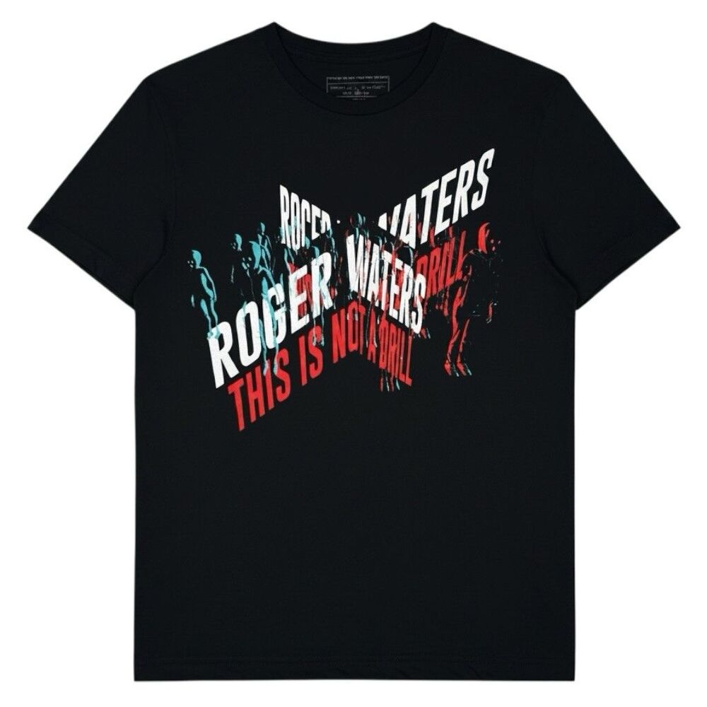 Roger Waters T-Shirt Unisex M This Is Not A Drill Tour Pink Floyd Concert NEW